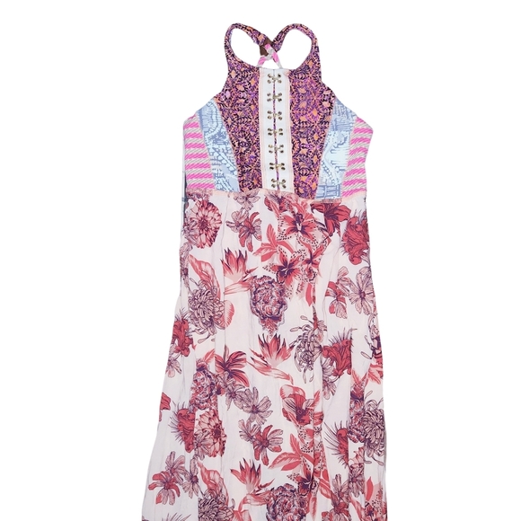 Maaji Forever Red Floral Cross Back Maxi Dress - Picture 5 of 6